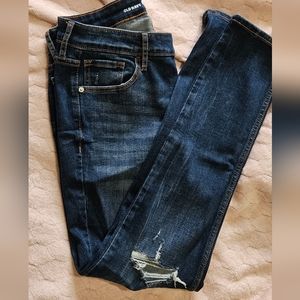 Old navy Rockstar, super skinny, ripped jeans